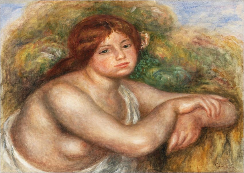 Image of Nude Study, Bust of a Woman, Auguste Renoir - plakat Wymiar do wyboru: 29,7x42 cm