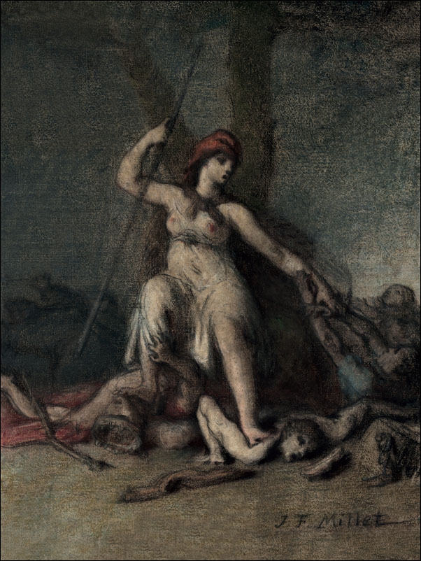 Image of Liberty, Jean-François Millet - plakat Wymiar do wyboru: 21x29,7 cm