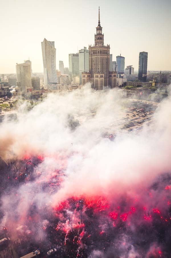 Image of Powstańcza Warszawa - plakat premium Wymiar do wyboru: 90x120 cm