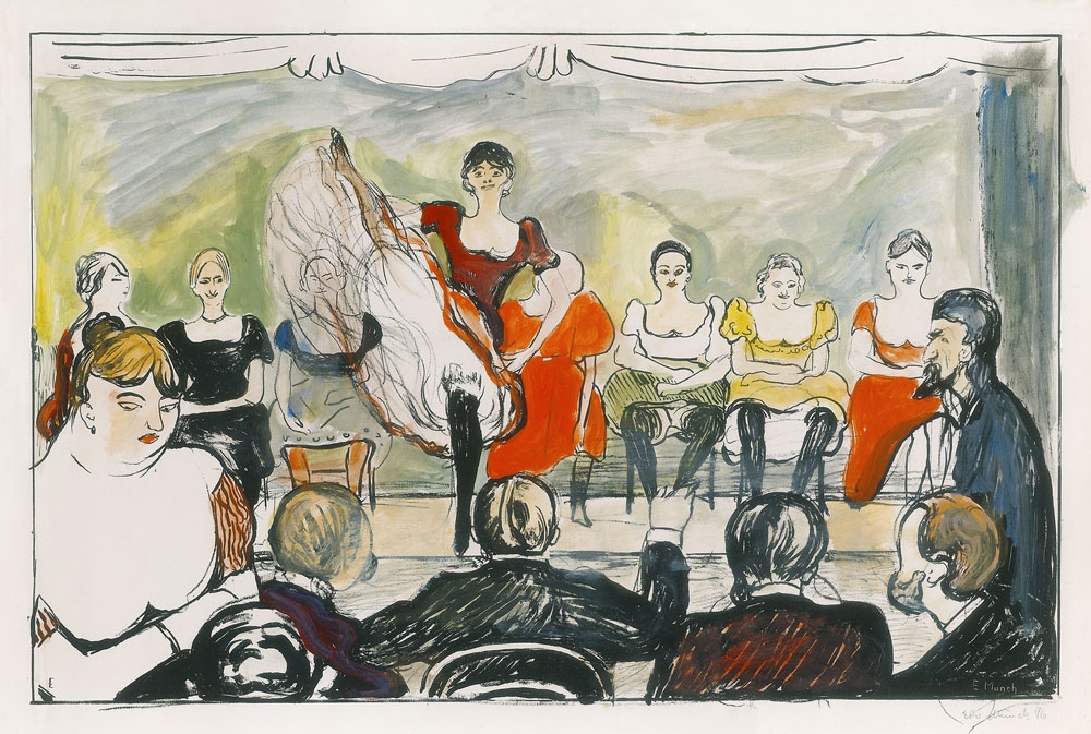 Image of Tingletangle (1895), Edvard Munch - plakat Wymiar do wyboru: 29,7x42 cm