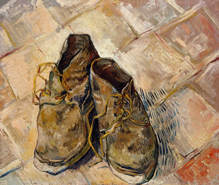 Image of Buty, Vincent van Gogh - plakat Wymiar do wyboru: 30x20 cm