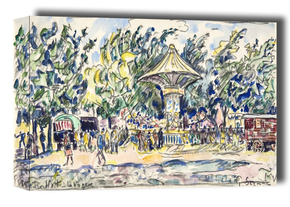 Image of Village Festival, Paul Signac - obraz na płótnie Wymiar do wyboru: 30x20 cm