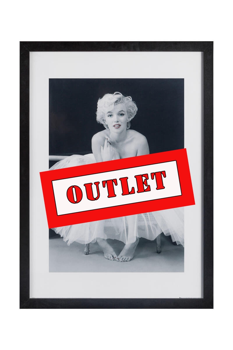 Image of OUTLET- Rama 100x50 cm czarna drewniana