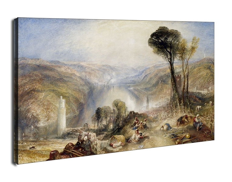 Image of Oberwesel, William Turner - obraz na płótnie Wymiar do wyboru: 100x70 cm