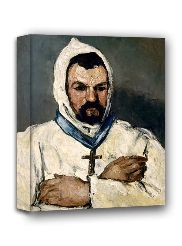 Image of Antoine Dominique Sauveur Aubert as Monk, Paul Cézanne - obraz na płótnie Wymiar do wyboru: 40x50 cm