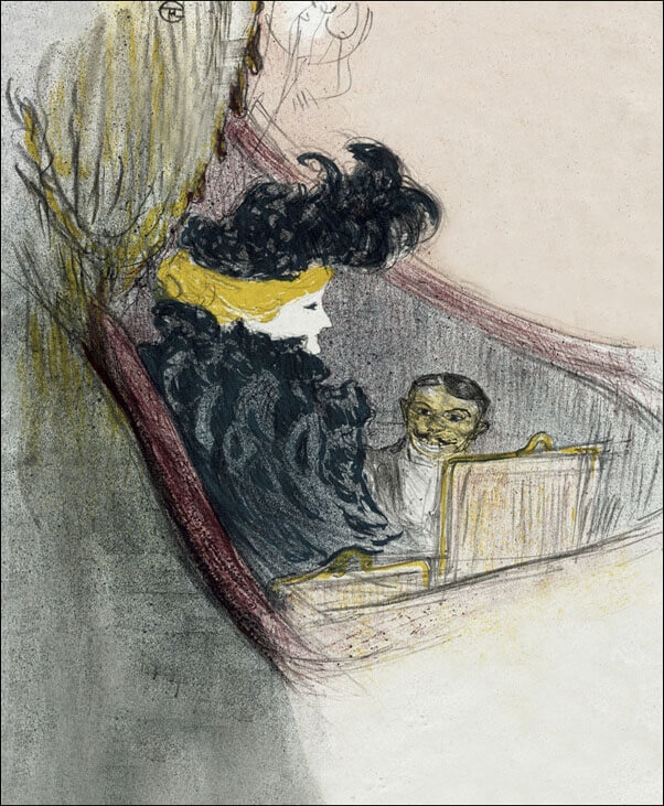 Image of A Princely Idyl, Clara Ward, Henri de Toulouse-Lautrec - plakat Wymiar do wyboru: 30x40 cm