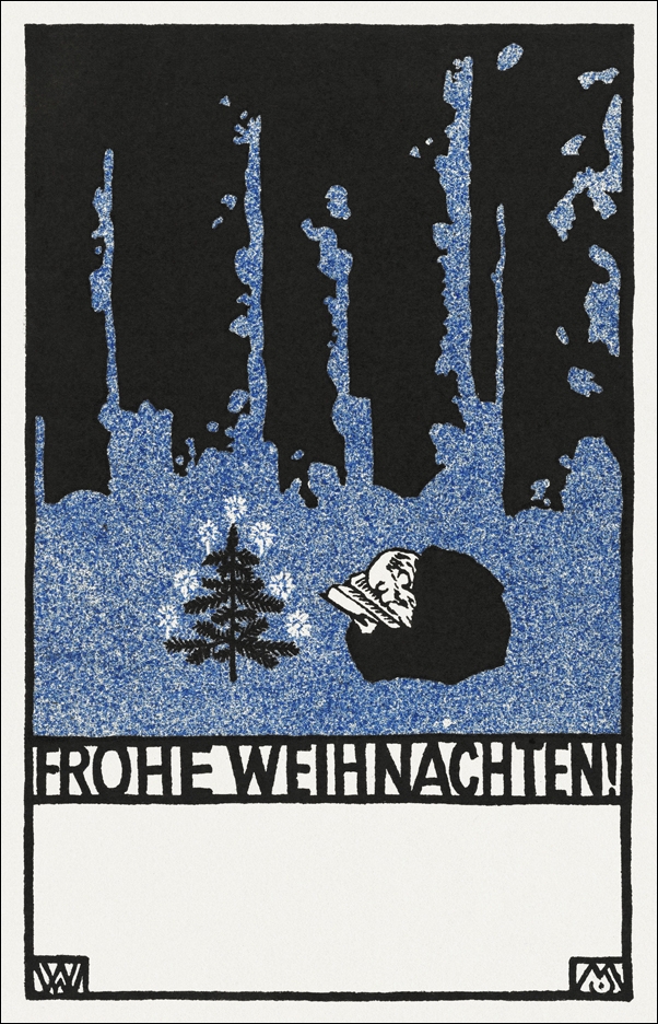 Image of Merry Christmas!, Moriz Jung - plakat Wymiar do wyboru: 21x29,7 cm