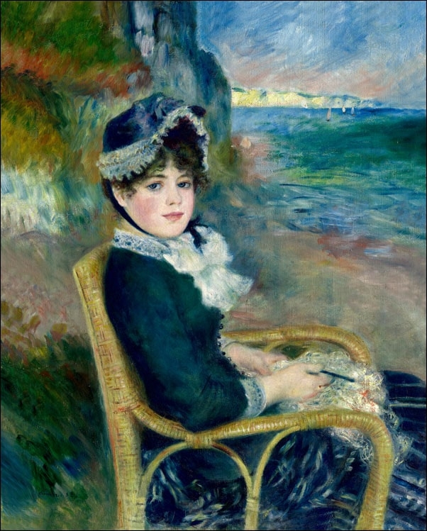 Image of By the Seashore, Auguste Renoir - plakat Wymiar do wyboru: 21x29,7 cm