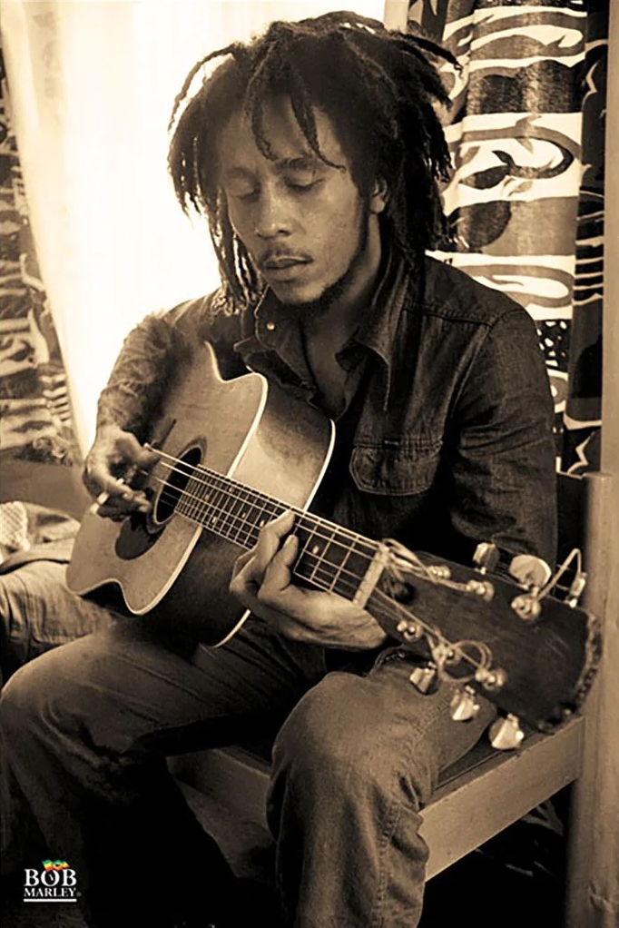 Image of Bob Marley Gitara - plakat