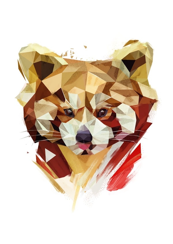 Image of Redpanda - plakat Wymiar do wyboru: 40x60 cm