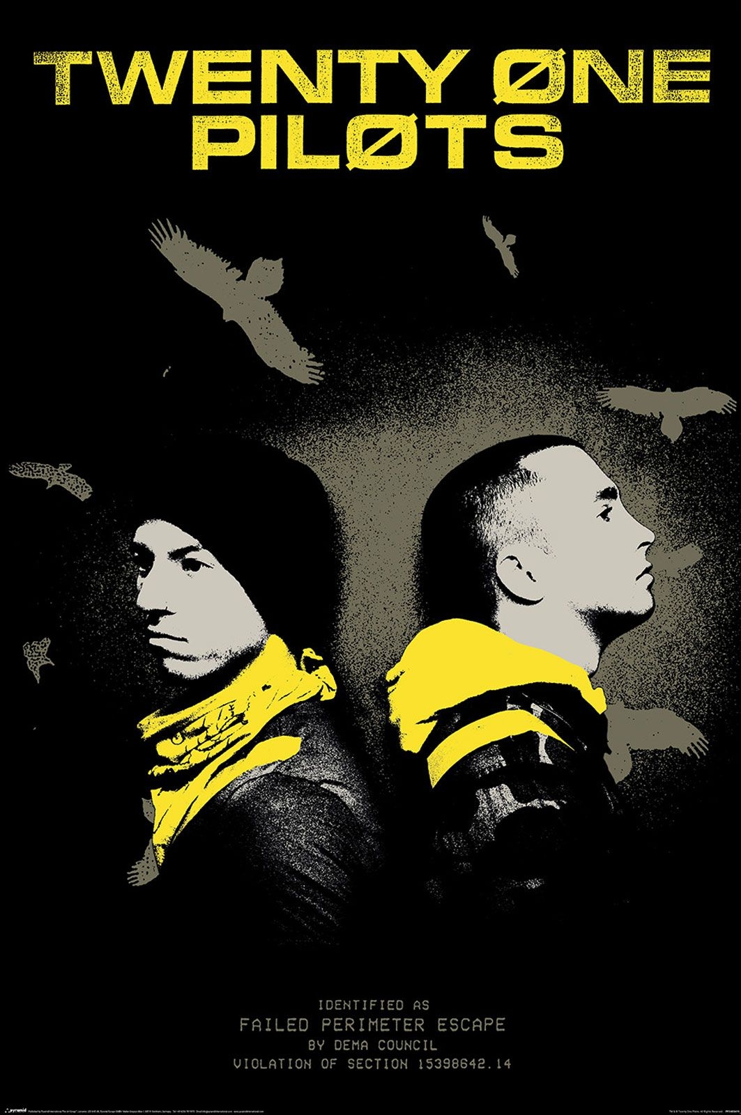 Image of 21 Pilots Trench Vultures - plakat