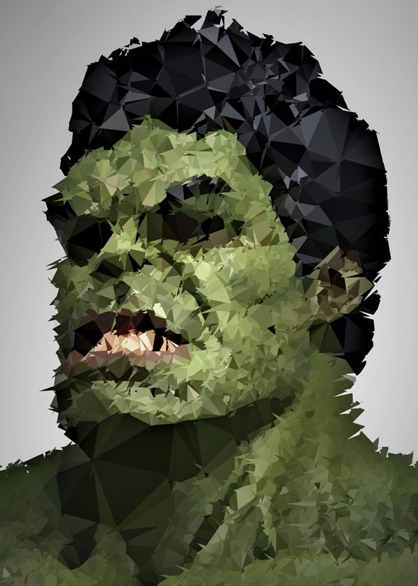 Image of POLYamory - Hulk, Marvel - plakat Wymiar do wyboru: 21x29,7 cm