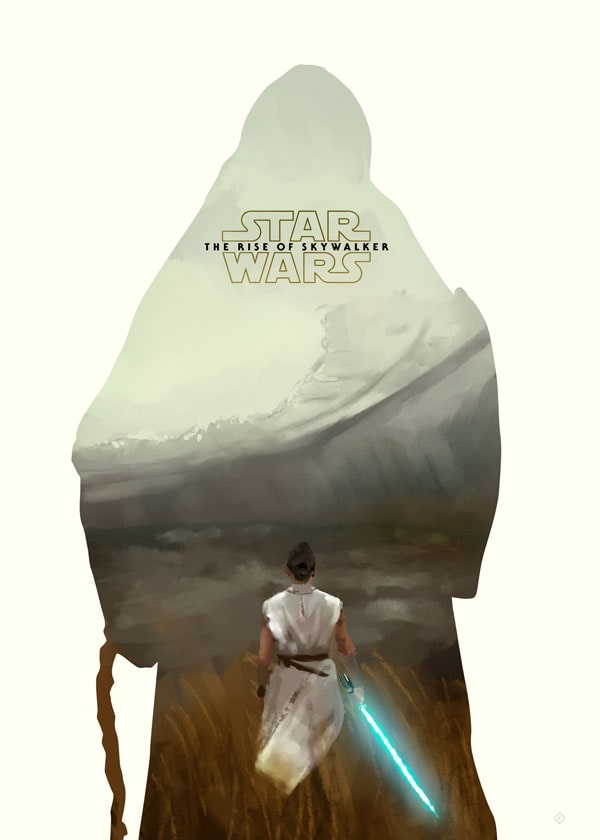 Image of Gwiezdne Wojny Skywalker. Odrodzenie - Star Wars The Rise of Skywalker- plakat premium Wymiar do wyboru: 21x29,7 cm