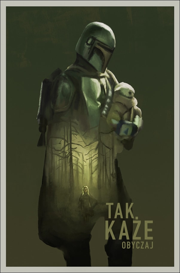 Image of Star Wars Mandalorian Tak każe obyczaj - Plakat premium Wymiar do wyboru: 59,4x84,1 cm