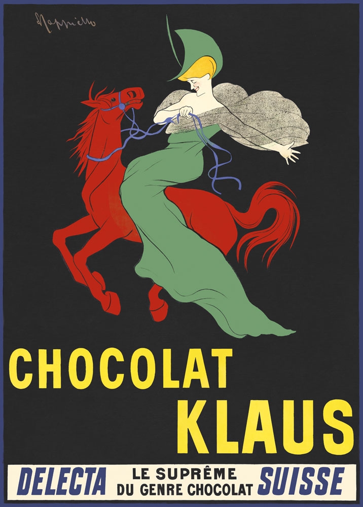 Image of Leonetto Cappiello Chocolat Klaus (1903) - plakat Wymiar do wyboru: 29,7x42 cm