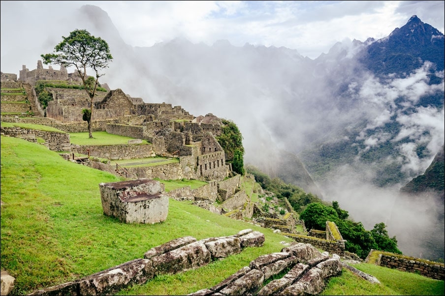 Image of Ruiny Machu Picchu - plakat Wymiar do wyboru: 29,7x21 cm