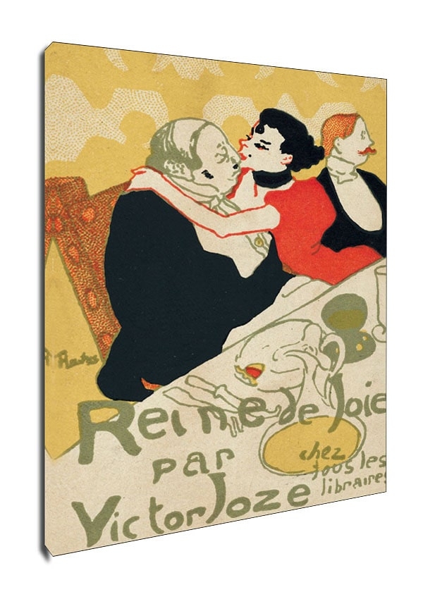 Image of Reine de Joie, Henri de Toulouse-Lautrec - obraz na płótnie Wymiar do wyboru: 40x50 cm