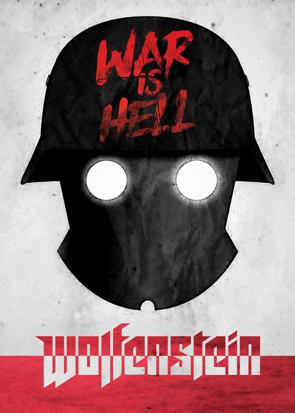 Image of Old World Propaganda - Wolfenstein - plakat Wymiar do wyboru: 70x100 cm