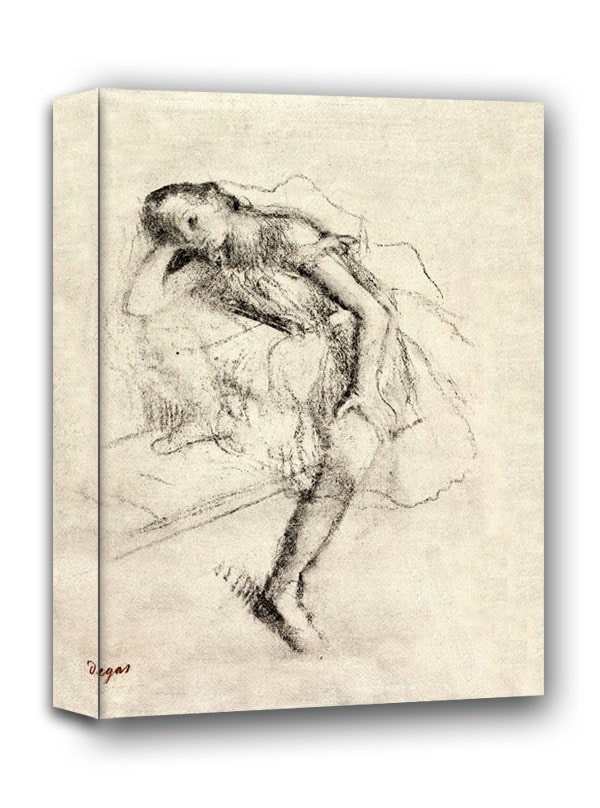 Image of Dancer at Rest, Edgar Degas - obraz na płótnie Wymiar do wyboru: 20x30 cm