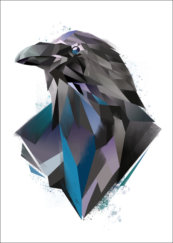 Image of Raven - plakat Wymiar do wyboru: 40x50 cm