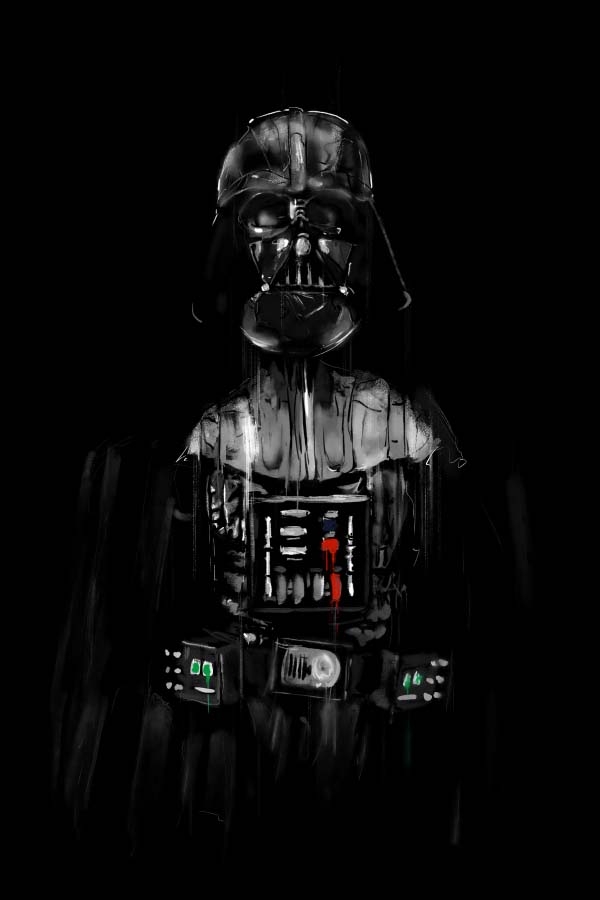 Image of Gwiezdne Wojny Star Wars Darth Vader - plakat premium Wymiar do wyboru: 21x29,7 cm