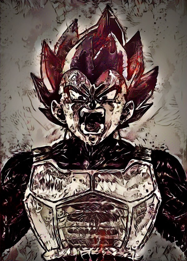 Image of Legends of Bedlam - Vegeta, the Limit Breaker, Dragon Ball - plakat Wymiar do wyboru: 42x59,4 cm