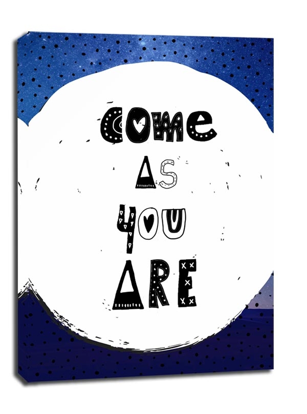 Image of Come as you are - obraz na płótnie Wymiar do wyboru: 40x50 cm