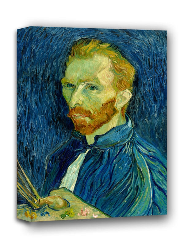 Image of Autoportret 1889, Vincent van Gogh - obraz na płótnie Wymiar do wyboru: 60x90 cm