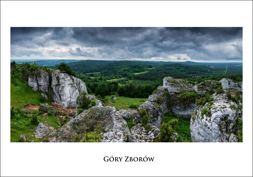 Image of Góra Zborów - plakat Wymiar do wyboru: 30x20 cm