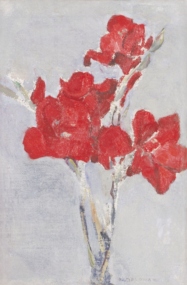 Image of Piet Mondrian Red Gladioli (1906) - plakat Wymiar do wyboru: 21x29,7 cm