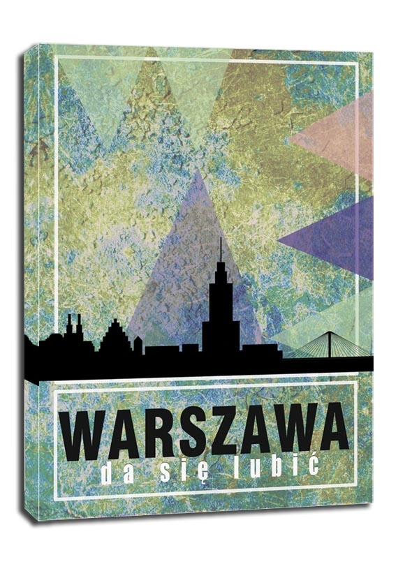 Image of Warszawa - obraz na płótnie Wymiar do wyboru: 90x120 cm