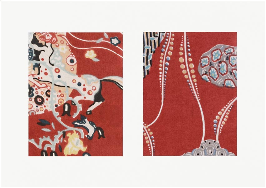 Image of Textile sample, Gustav Klimt - plakat Wymiar do wyboru: 60x40 cm