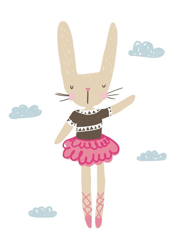 Image of Balerina - plakat Wymiar do wyboru: 20x30 cm