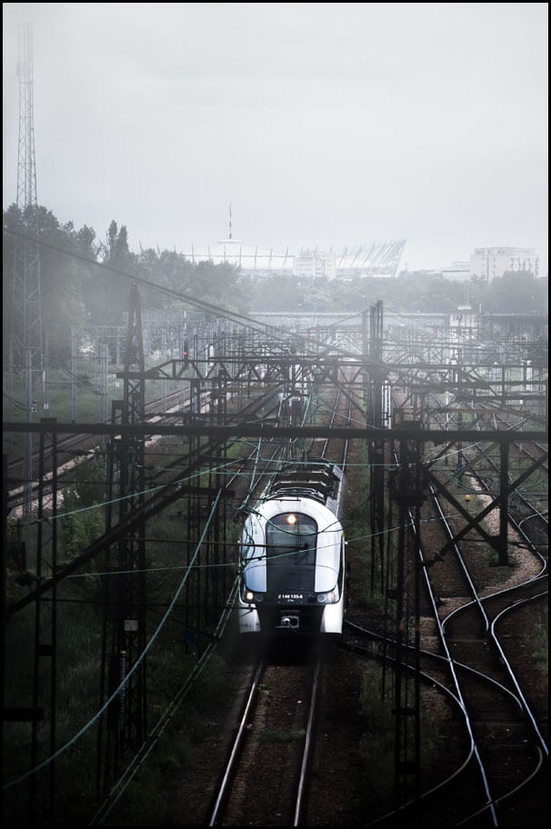 Image of Pociąg - plakat premium Wymiar do wyboru: 70x100 cm