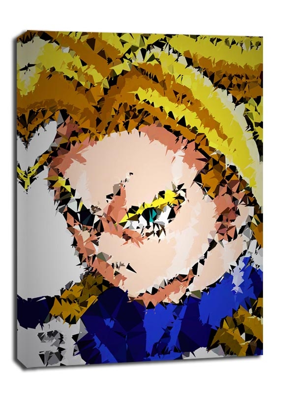 Image of POLYamory - Trunks, Dragon Ball - obraz na płótnie Wymiar do wyboru: 50x70 cm