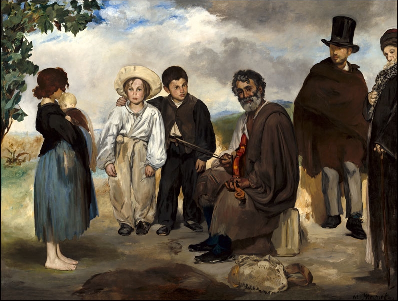Image of The Old Musician, Edouard Manet - plakat Wymiar do wyboru: 100x70 cm