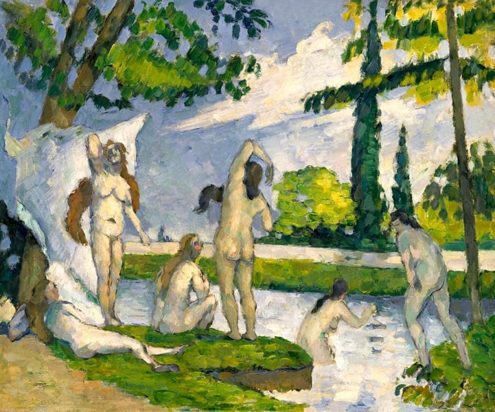 Image of Bathers, Paul Cézanne - plakat Wymiar do wyboru: 84,1x59,4 cm