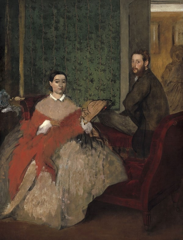 Image of Edmondo and Thérèse Morbilli, Edgar Degas - plakat Wymiar do wyboru: 30x40 cm