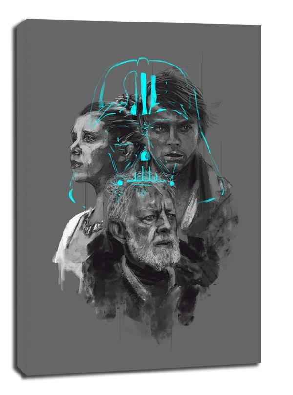 Image of Star Wars Gwiezdne Wojny II Generacja - obraz na płótnie Wymiar do wyboru: 90x120 cm