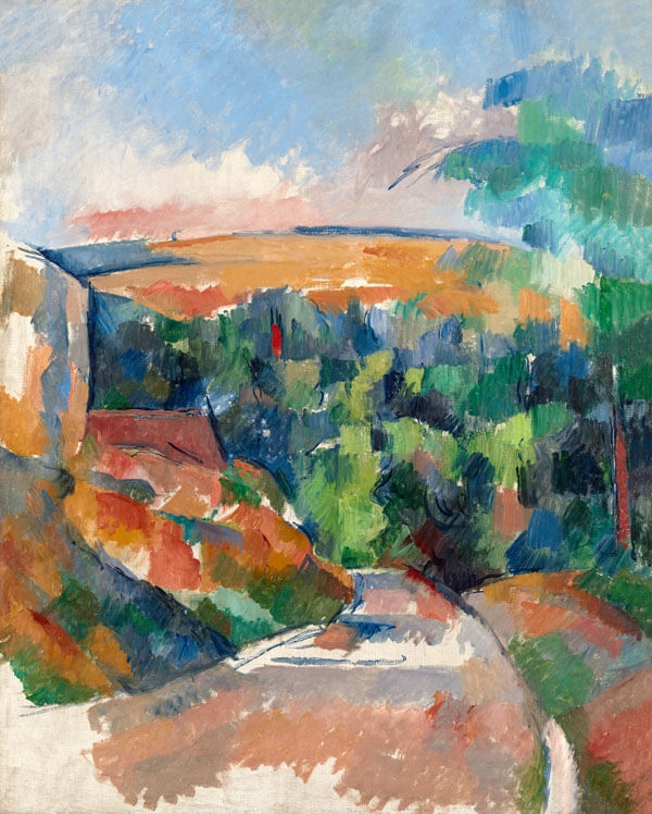 Image of The Bend in the Road, Paul Cézanne - plakat Wymiar do wyboru: 40x50 cm