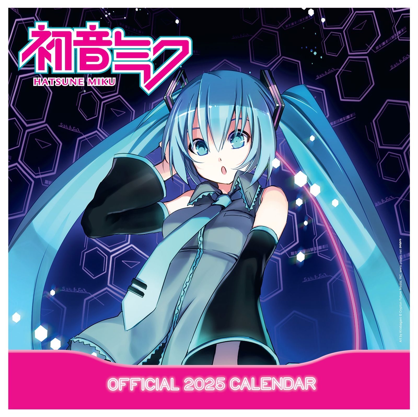 Image of Hatsune Miku - Oficjalny Kalendarz 2025 Ścienny