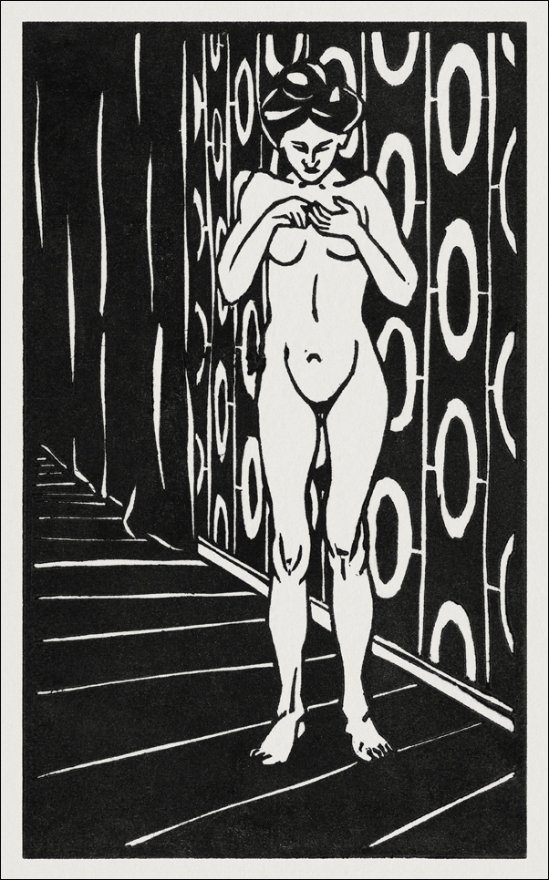 Image of The Finger Game, Ernst Ludwig Kirchner - plakat Wymiar do wyboru: 30x40 cm
