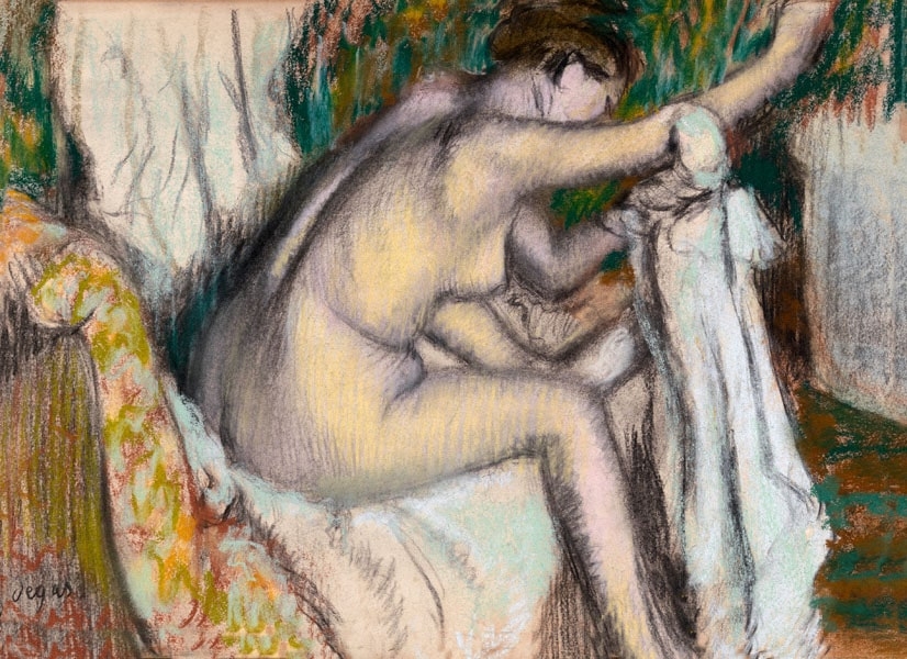 Image of Woman Drying Her Arm, Edgar Degas - plakat Wymiar do wyboru: 42x29,7 cm