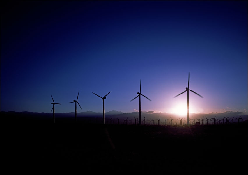 Image of Wind turbines above San Gorgonio Pass, known as Banning Pass, in Riverside County., Carol Highsmith - plakat Wymiar do wyboru: 30x20 cm