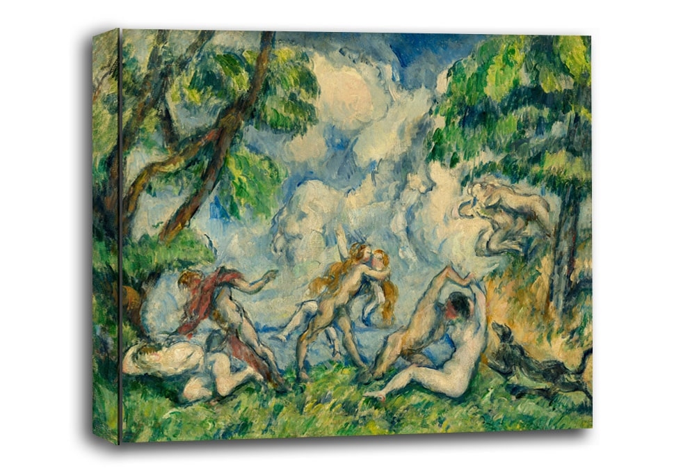 Image of The Battle of Love, Paul Cézanne - obraz na płótnie Wymiar do wyboru: 30x20 cm
