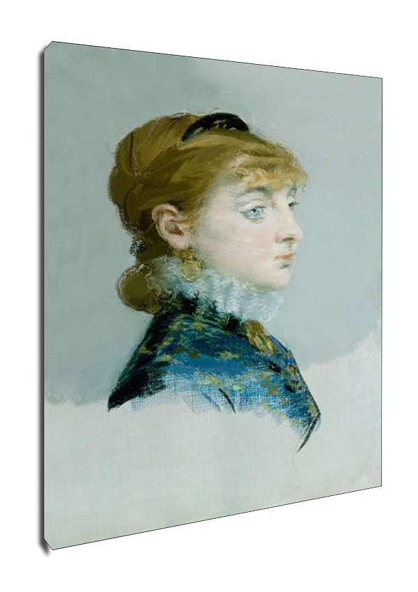 Image of Mademoiselle Lucie Delabigne (1859 1910), Called Valtesse de la Bigne, Edouard Manet - obraz na płótnie Wymiar do wyboru: 20x30 cm
