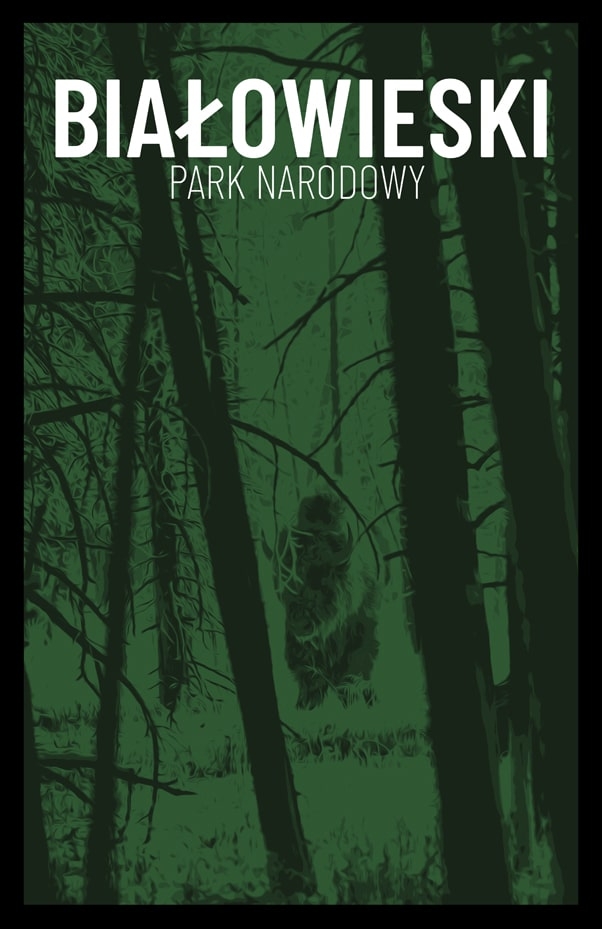 Image of Parki Narodowe, Bialowieża - plakat Wymiar do wyboru: 50x70 cm