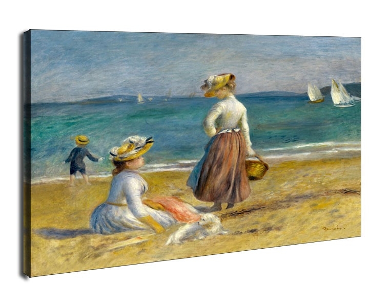 Image of Figures on the Beach, Auguste Renoir - obraz na płótnie Wymiar do wyboru: 100x70 cm