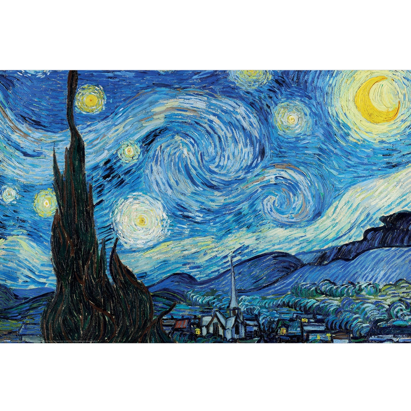 Image of Vincent Van Gogh Gwiaździsta Noc - plakat