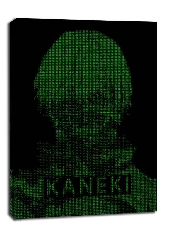 Image of H4CK3D - Kaneki, Tokyo Ghoul - obraz na płótnie Wymiar do wyboru: 20x30 cm